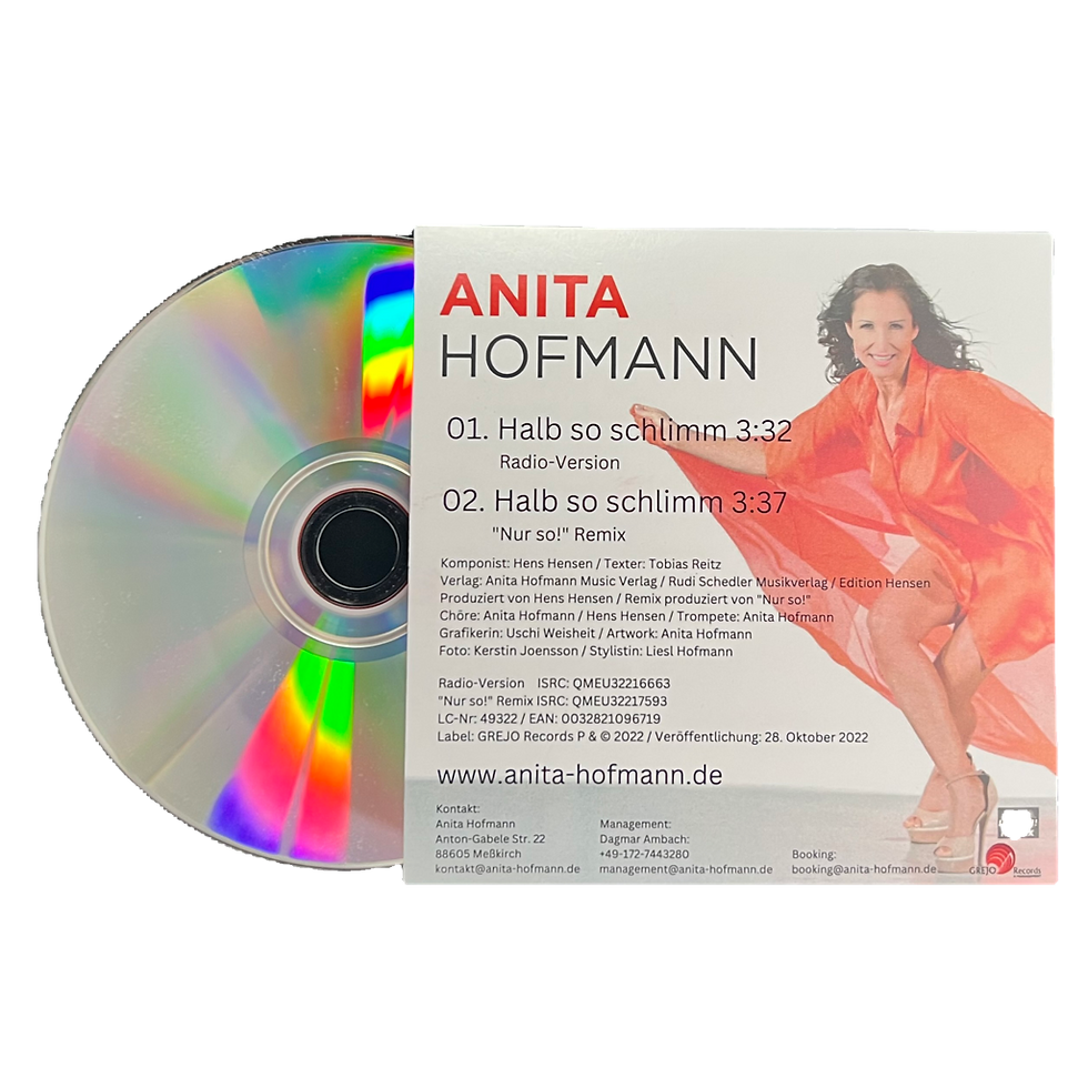 Miniaturbild: Debüt-Single Halb so schlimm - Anita Hofmann
