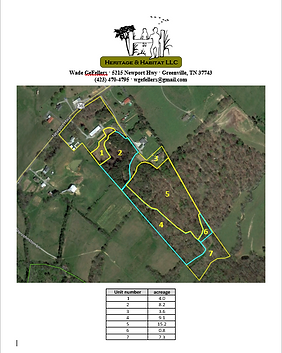 management plan unit map
