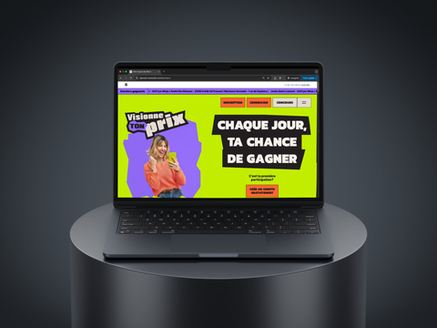 Réalisation Prowix — Visionne Ton Prix, Plateforme de Concours en Ligne sur Wix Studio