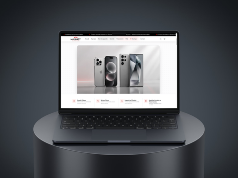 Réalisation Prowix — Masnet Électronique, Électronique & E-commerce sur Wix Studio