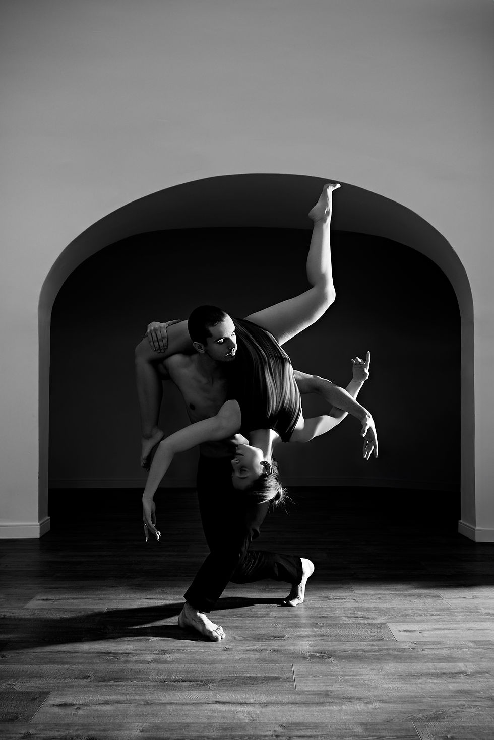 students dancing