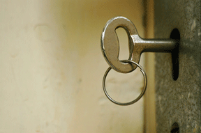 key in lock