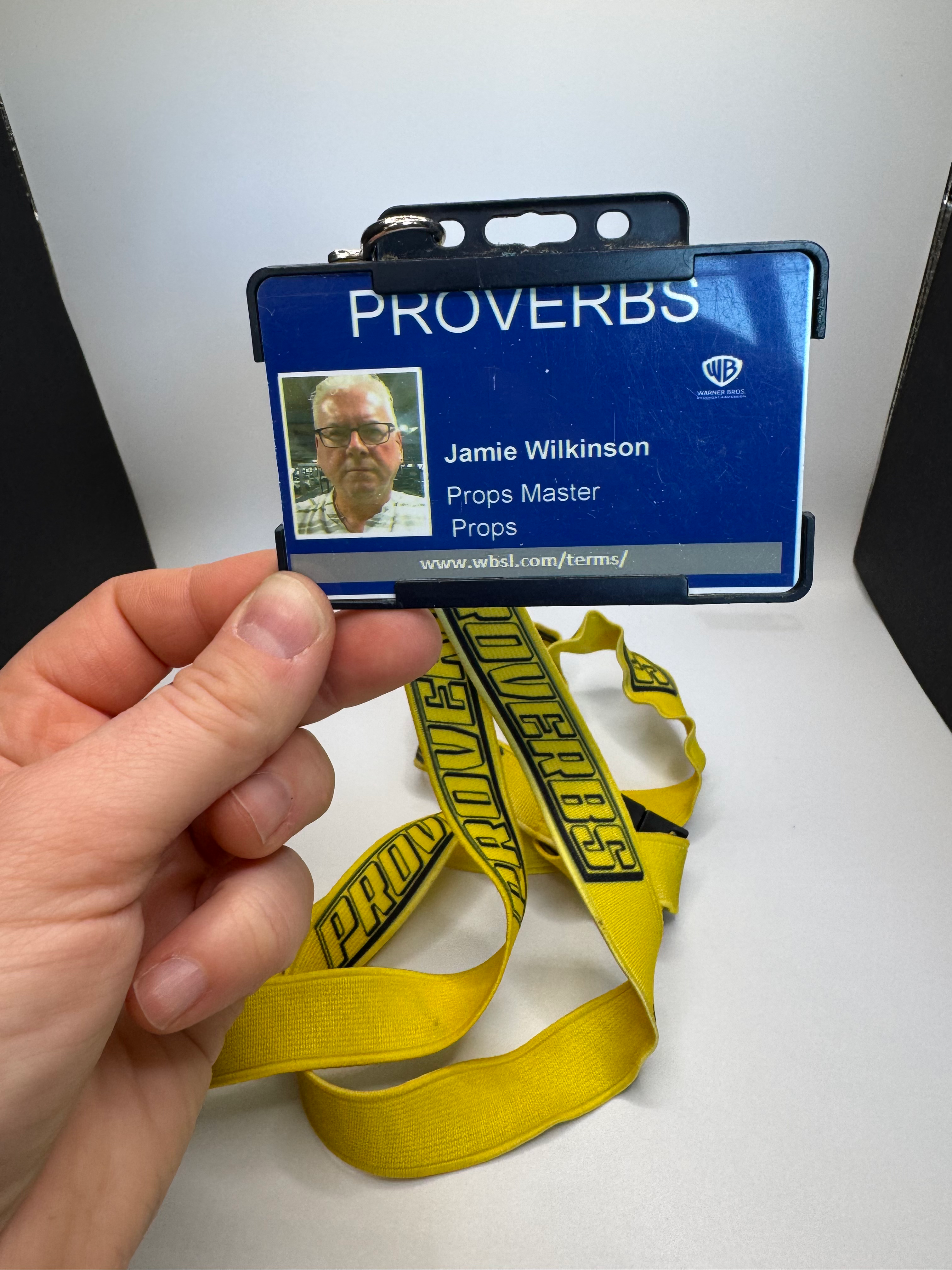 Swag Auction - 048 - Proverbs Props Master Crew Badge