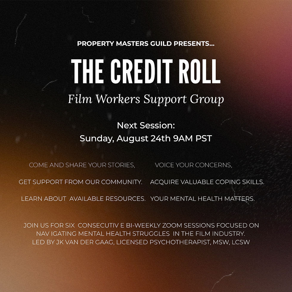 The Credit Roll: Film Workers Support Group