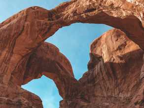 Arches and trails at Arches National Park 