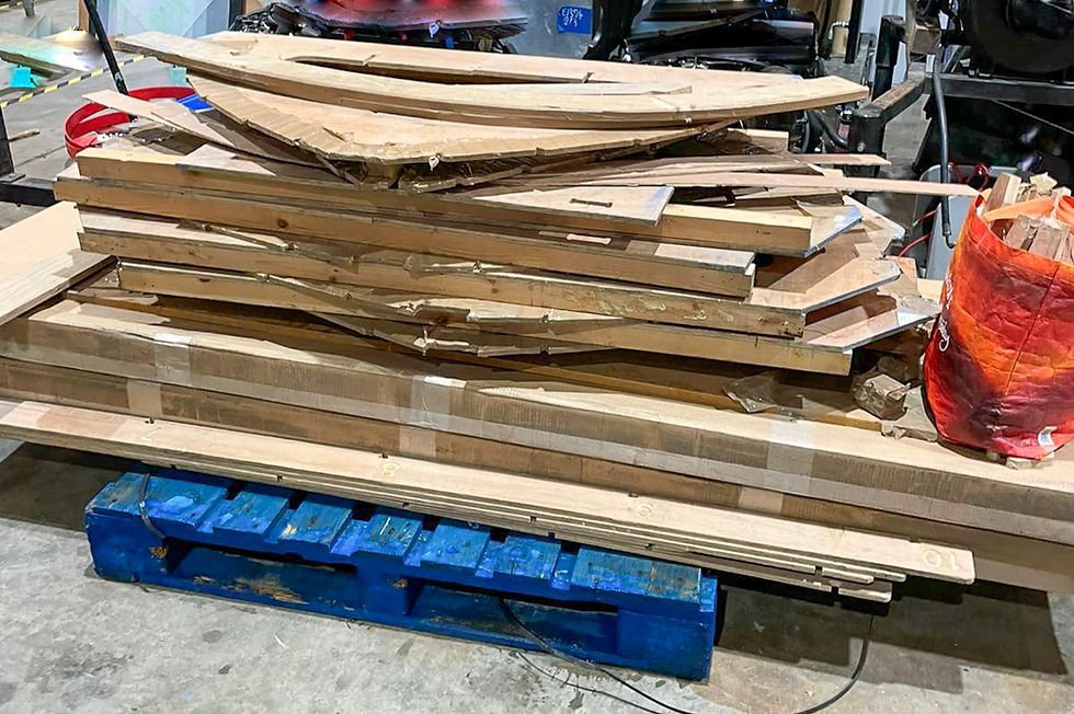 Skiff Build Update – Hull Turned and Summer Launch in Sight