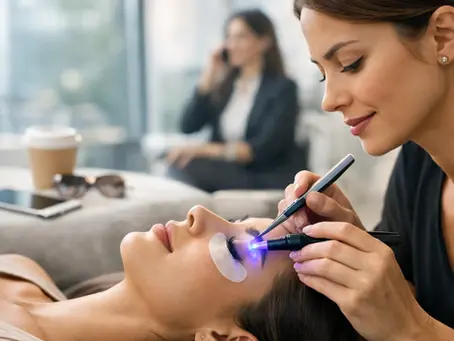 Benefits of UV LED Lash Extensions for Busy Clients