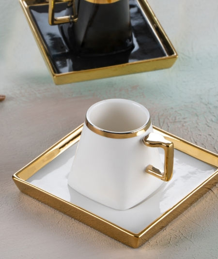 Thumbnail: Sicilian, Porcelaine Espresso Cup Set of 2 pieces, 90ml.