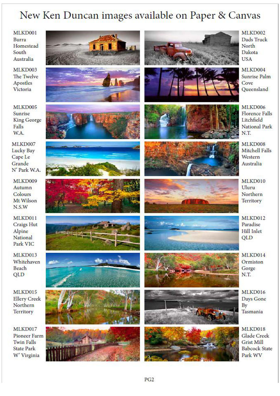 Ken Duncan Prints