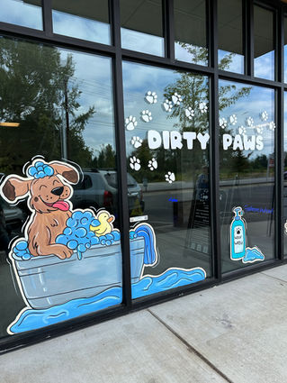 Window Painting by Happy Little Painter Co