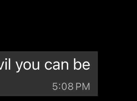 I can be evil when I want to be 😈