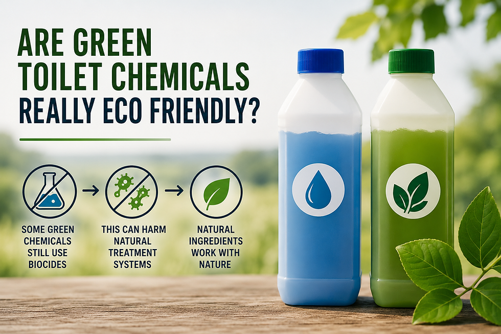 Are Green Toilet Chemicals Really Eco Friendly?