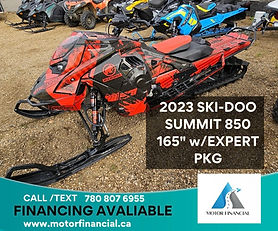 2023 SKI-DOO SUMMIT 850 165” w/ Expert Package