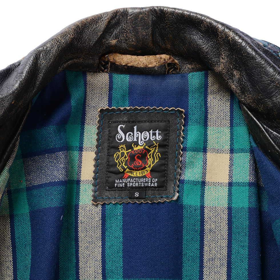 サムネイル： SCHOTT LEATHER JACKET