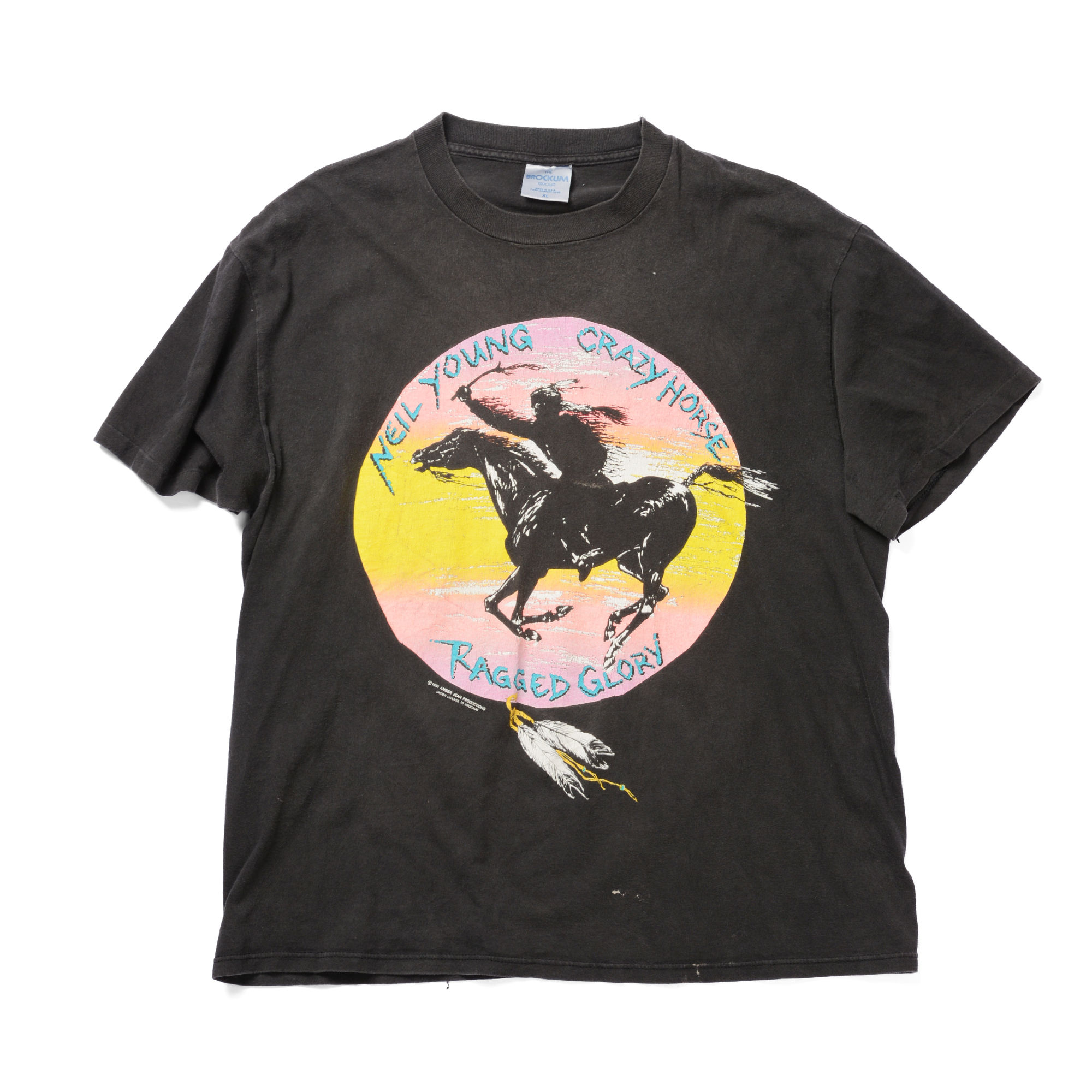 NEIL YOUNG CRAZY HORSE RAGGED GLORY TOUR T-SHIRT