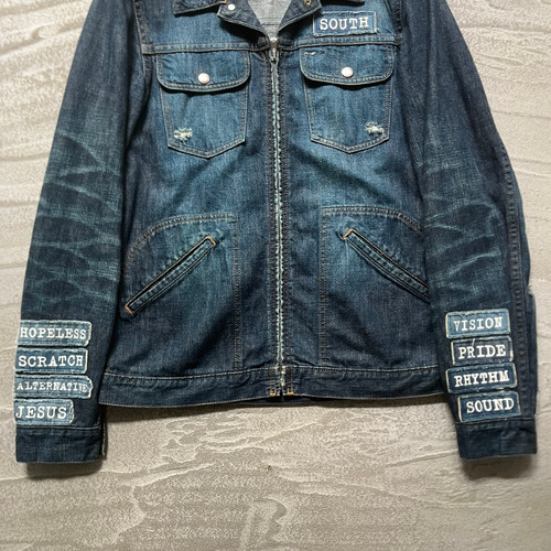 NUMBER (N)INE BY TAKAHIRO MIYASHITA SS02 PATCHED DENIM