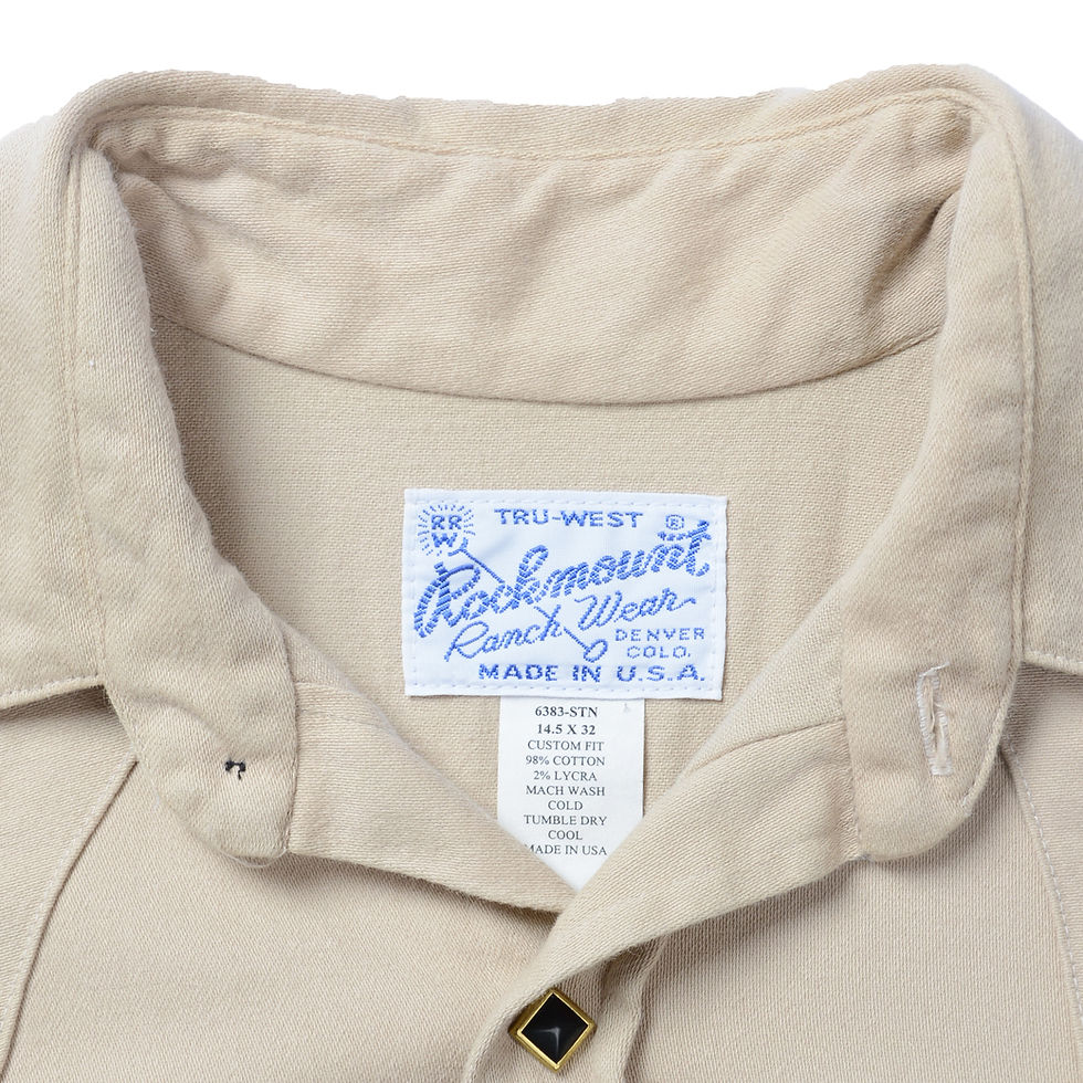 サムネイル： Rockmount WESTERN SHIRT