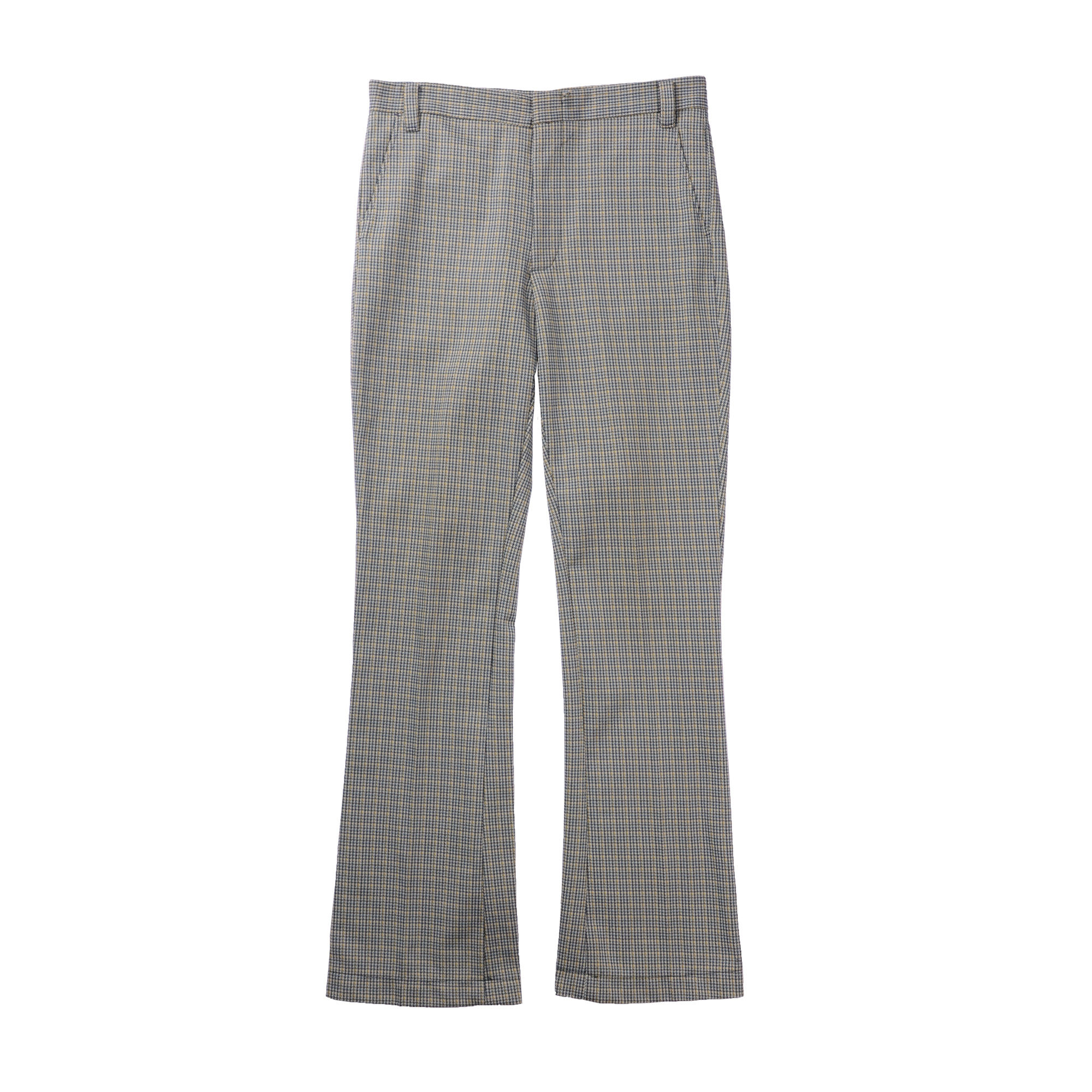 HOUND'S TOOTH FLARE SLACKS