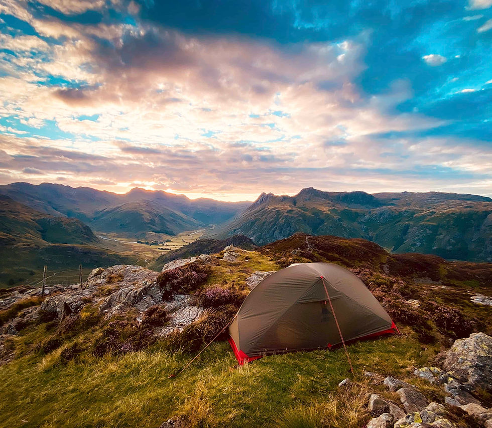 Green camping tent with red accents, displaying MSR logo. The tent is pitched against a plain white background, showcasing its structure.