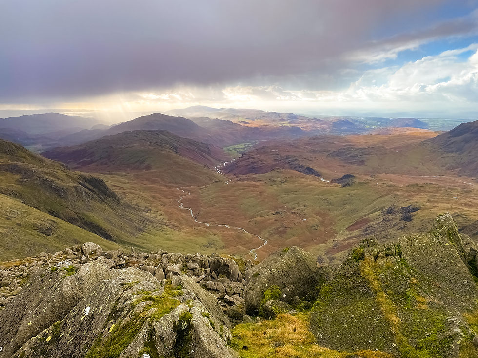 view from bowfell