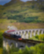 Glenfinnan Viaduct with The Jacobite Train