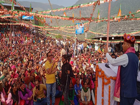 CM lays foundation stones of Rs. 70 crore in Anni Vidhan Sabha area