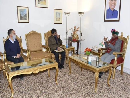 कोरोना योद्धाओं के रूप में डाक कर्मियों को सराहा राज्यपाल ने
