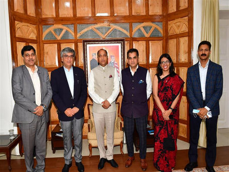 नीति आयोग के मुख्य कार्यकारी अधिकारी अमिताभ कांत ने मुख्यमंत्री से की भेंट
