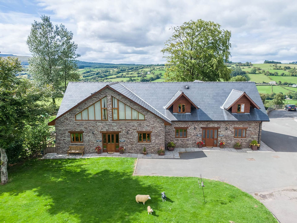 Crai Valley Eco Lodges dron shot overview