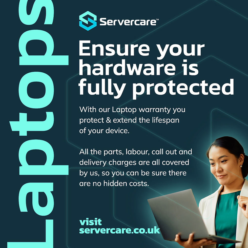 protect your laptop warranty poster from servercare