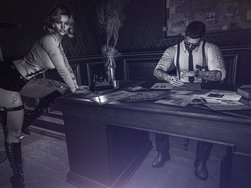 He worked the desk - she worked the room