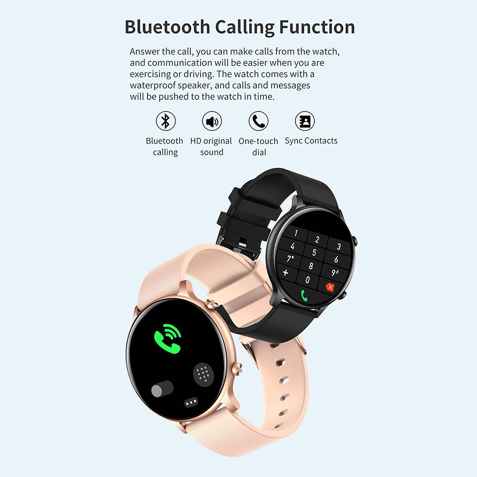 Miniaturbild: LussoVivo Bluetooth Smartwatch