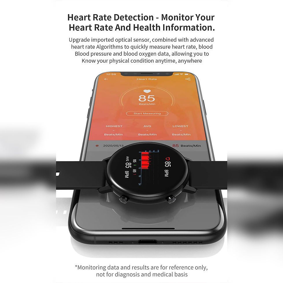Miniaturbild: LussoVivo Bluetooth Smartwatch