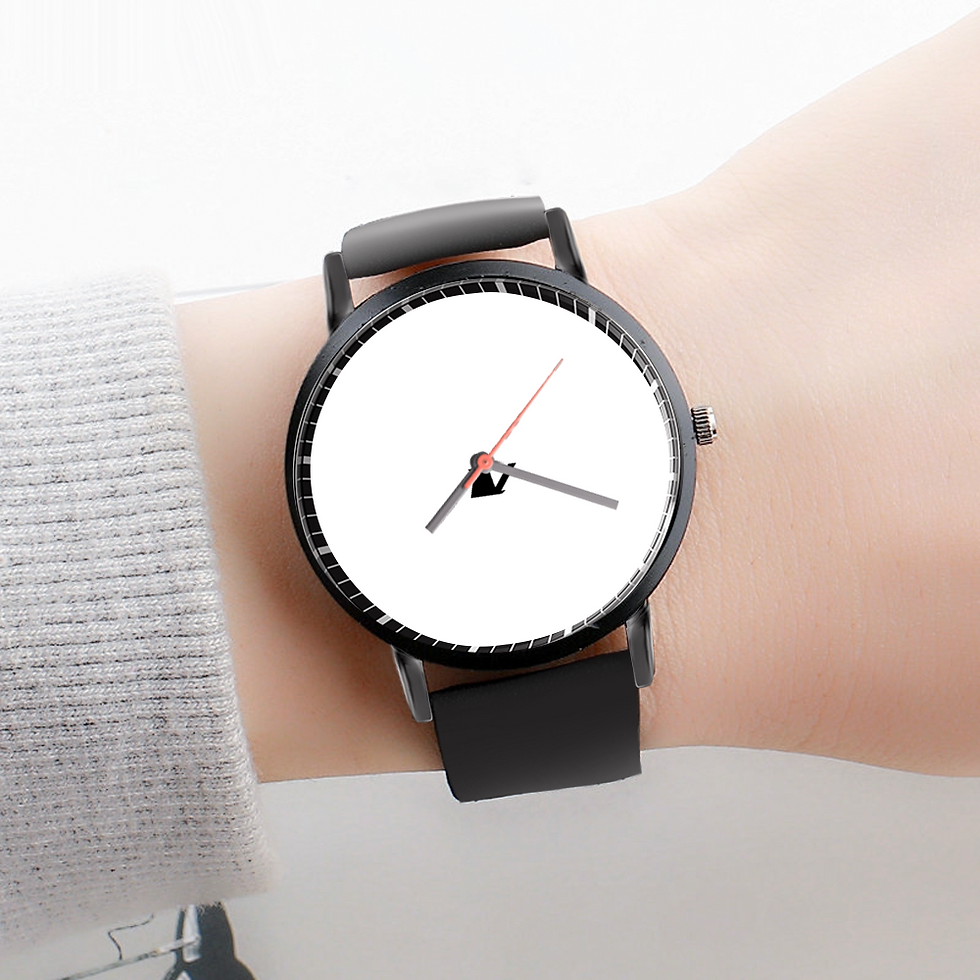 Miniaturbild: LussoVivo Custom Watch Black Quartz Watch
