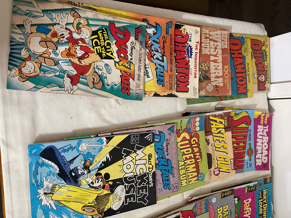 Thumbnail: Rescued Collection of Comics various ages and conditions, selling as one lot