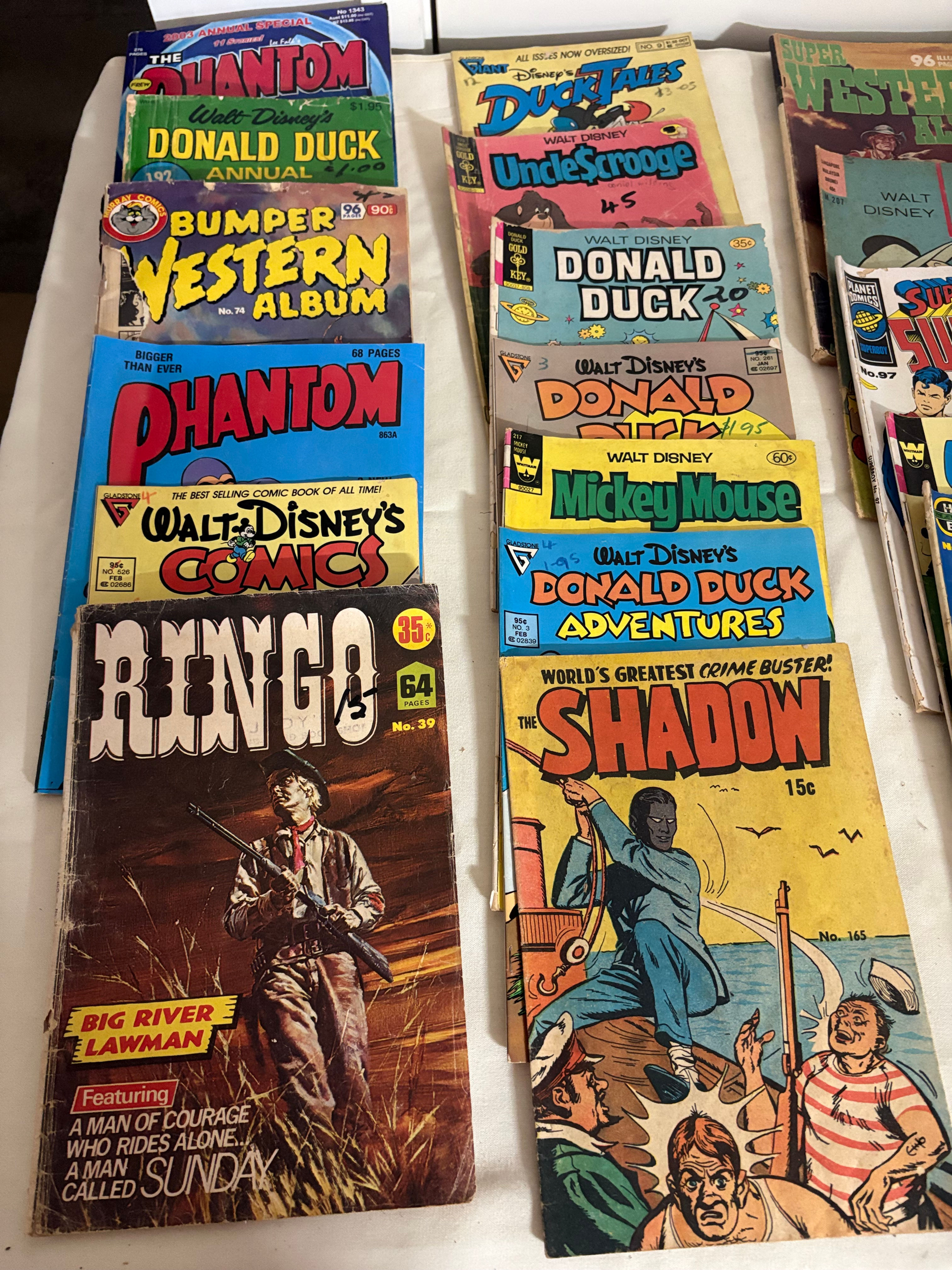 Rescued Collection of Comics various ages and conditions, selling as one lot