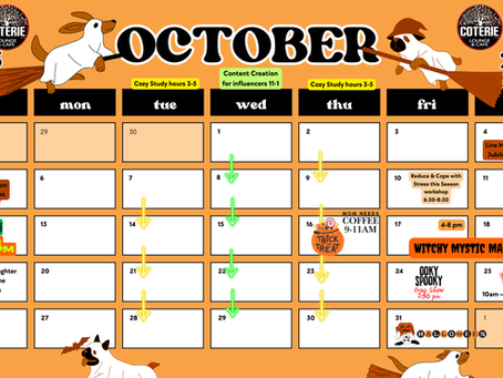 October at Coterie: Your Guide to Community, Creativity, and Connection