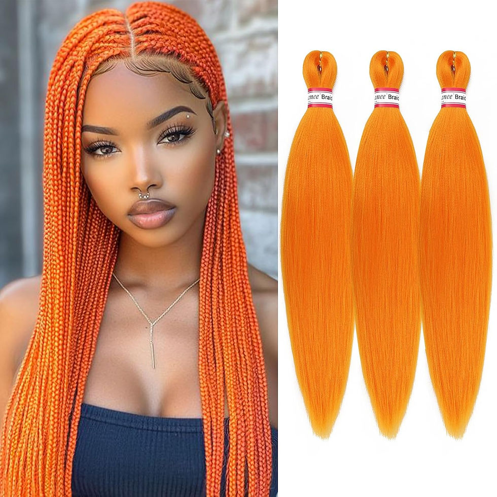 Miniatura: Pre Stretched Braiding Hair Extensions Black 12 Inch 8 Packs Girls Braiding Hai