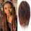 Thumbnail: 8 Packs 18 Inch Marley Twist Crochet Hair Ombre Burgundy Marley Braiding Hair C