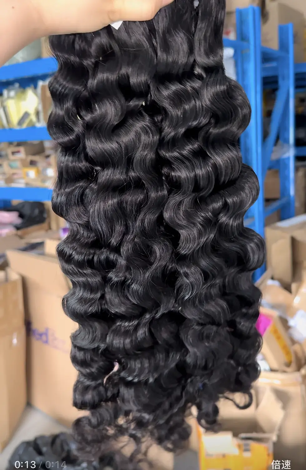 Miniatura: Unprocessed Natural Wave Boho Bulk Raw Human Hair for Braiding