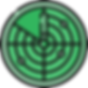 Green radar screen icon