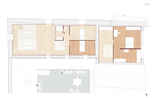 plan étage de rénovation maison de famille