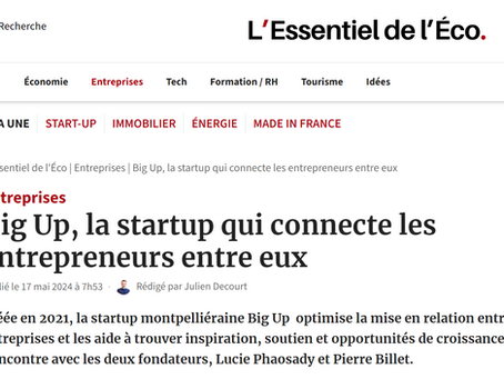 BigUp New Business Makers à l'honneur !