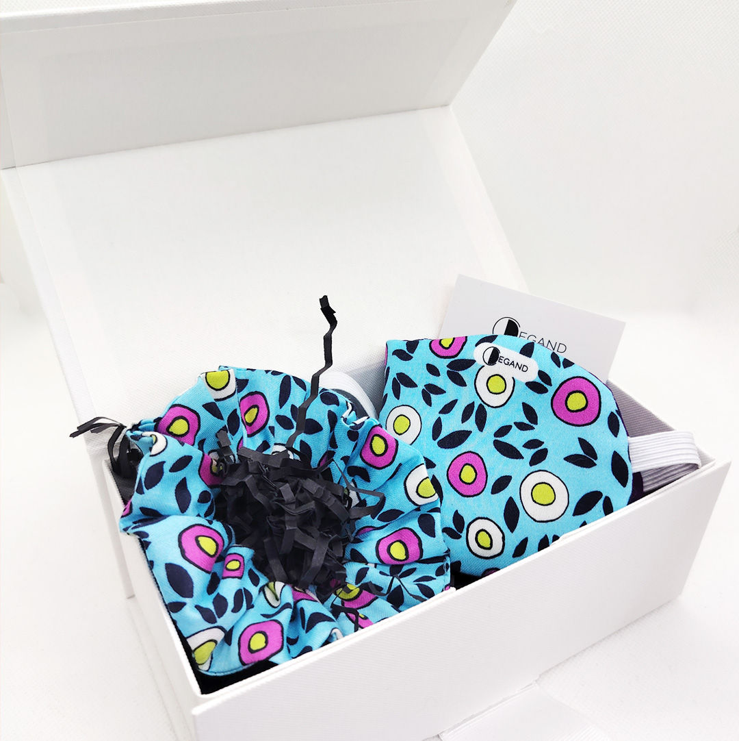 Coffret cadeaux Judy : un chouchou + un masque de nuit