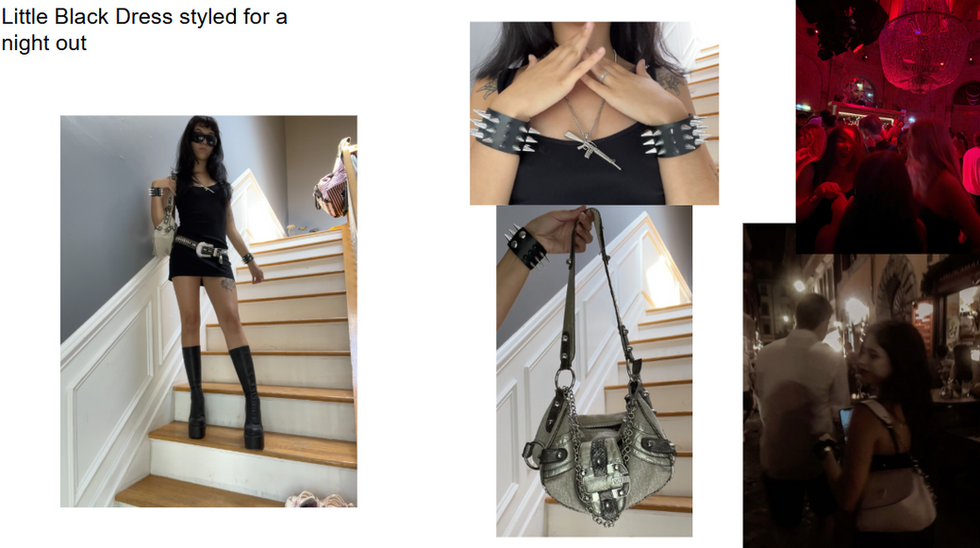 Little Black Dress styled for a night out