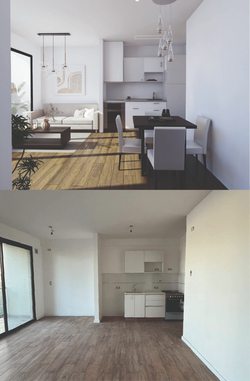 DOS AMBIENTES 01 Y 02 PISO 1 A 9