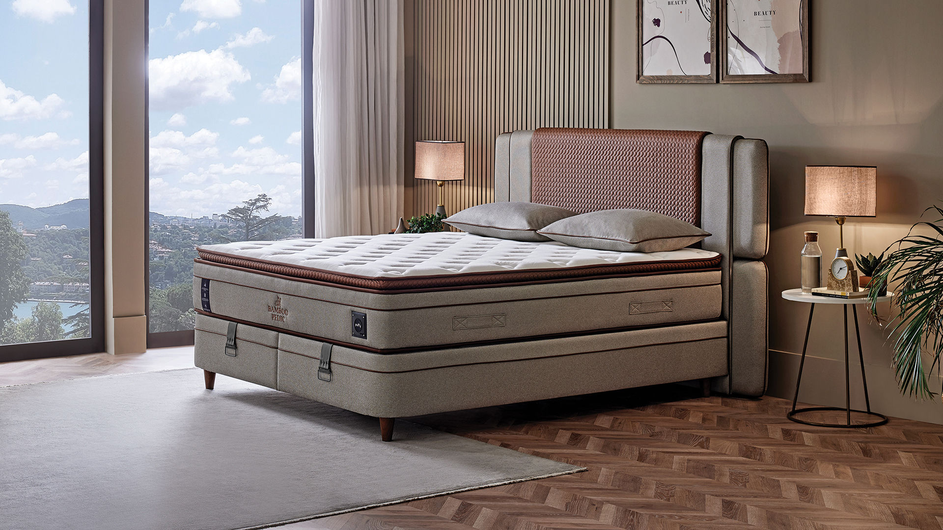 Lit Coffre Bamboo Pedic