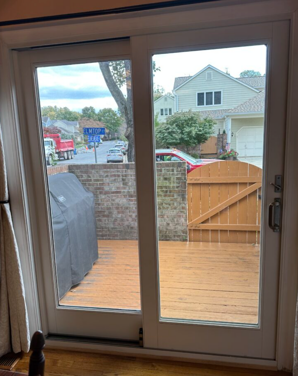 Sliding Glass Door Repair (After)