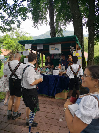 Ganz schön viel los beim Kräuterzauber in Bad Heilbrunn...