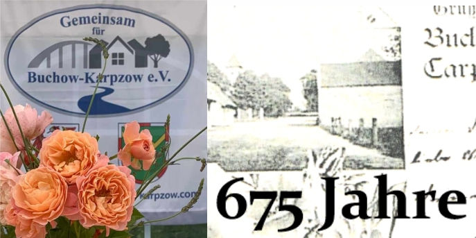 Vorbereitung Sommerfest 2026 und 675 Jahre Buchow-Karpzow 2027